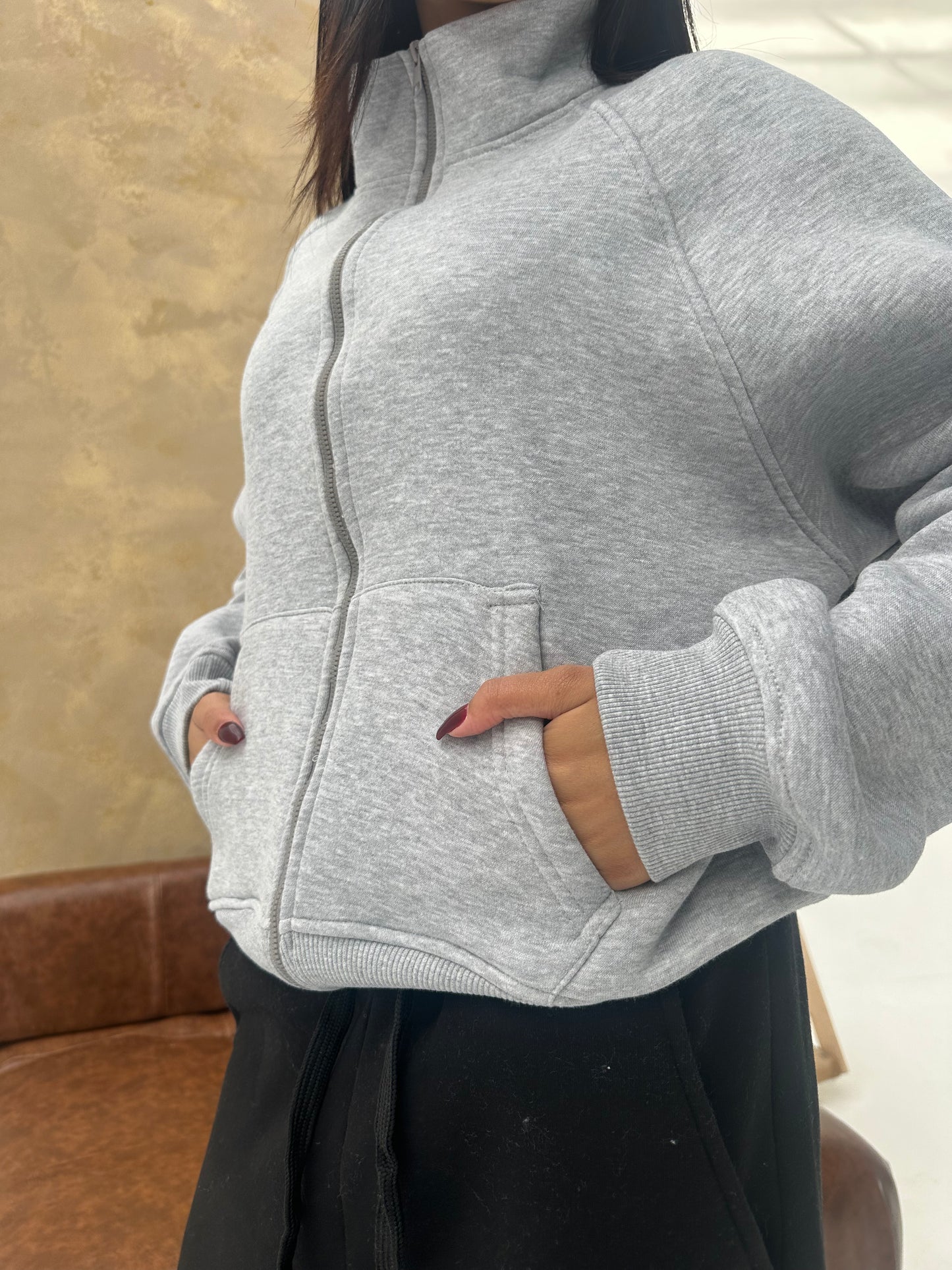 Cozy Zip Sweat Jacket