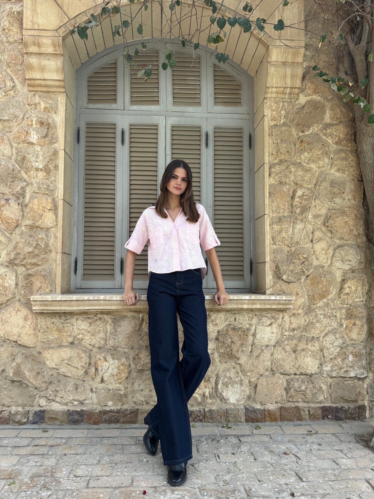 Paisley Striped Shirt