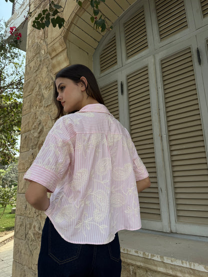 Paisley Striped Shirt
