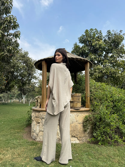 Textured High-Neck Set