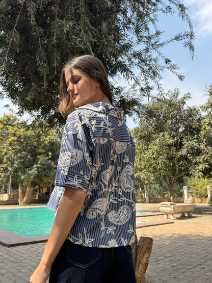 Paisley Striped Shirt