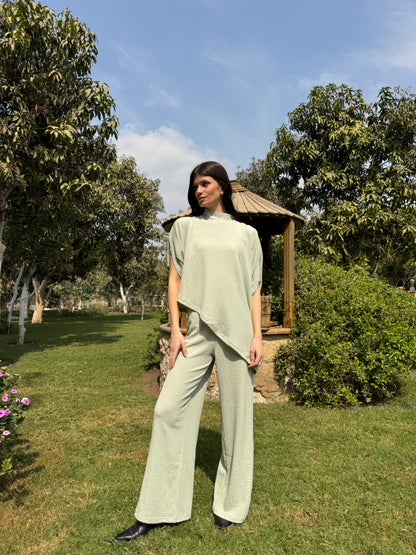 Textured High-Neck Set