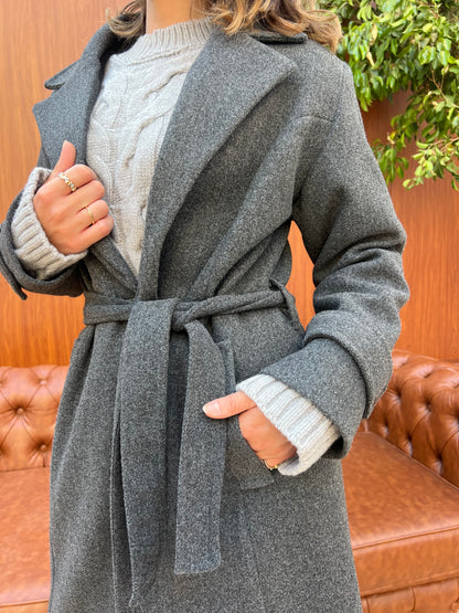 Classic Belted Long Coat