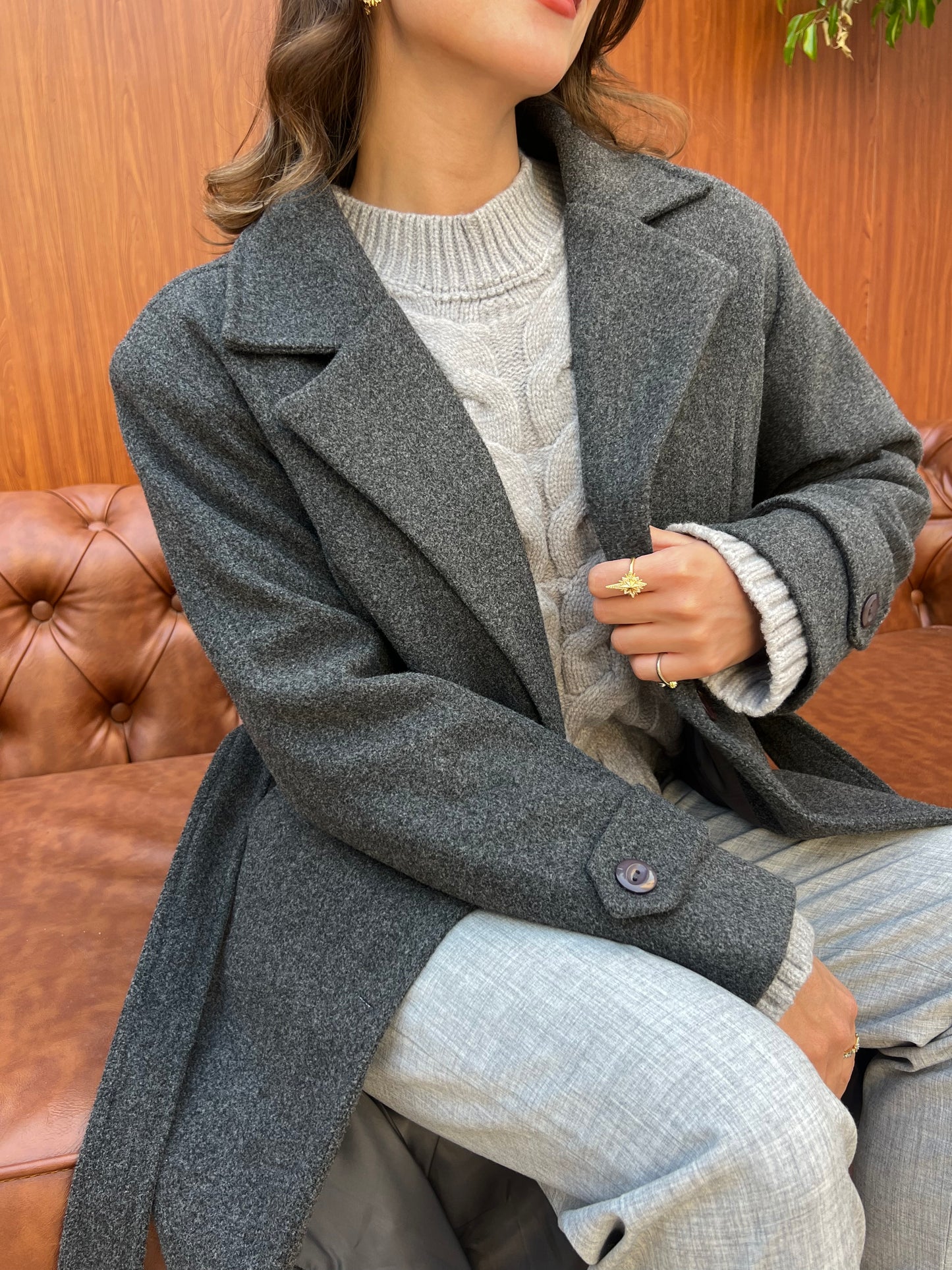 Classic Belted Long Coat
