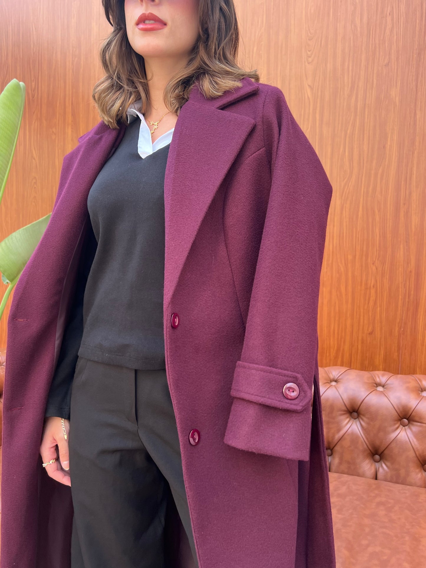 Classic Belted Long Coat