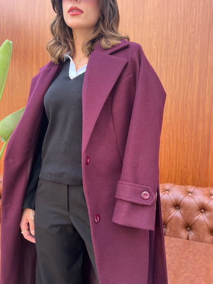 Classic Belted Long Coat