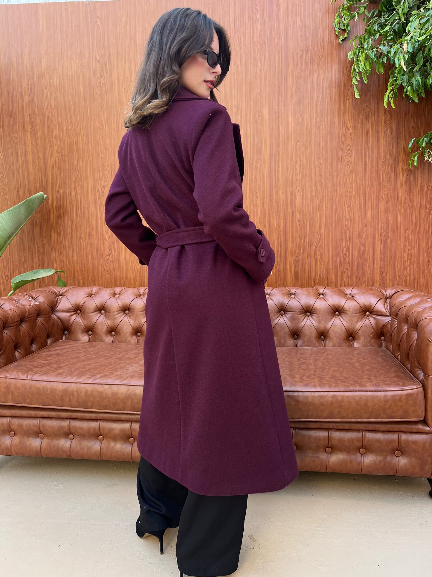 Classic Belted Long Coat