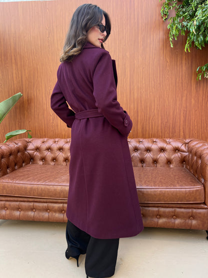 Classic Belted Long Coat