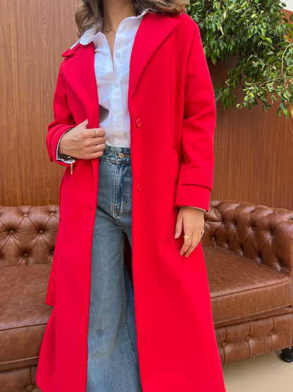 Classic Belted Long Coat