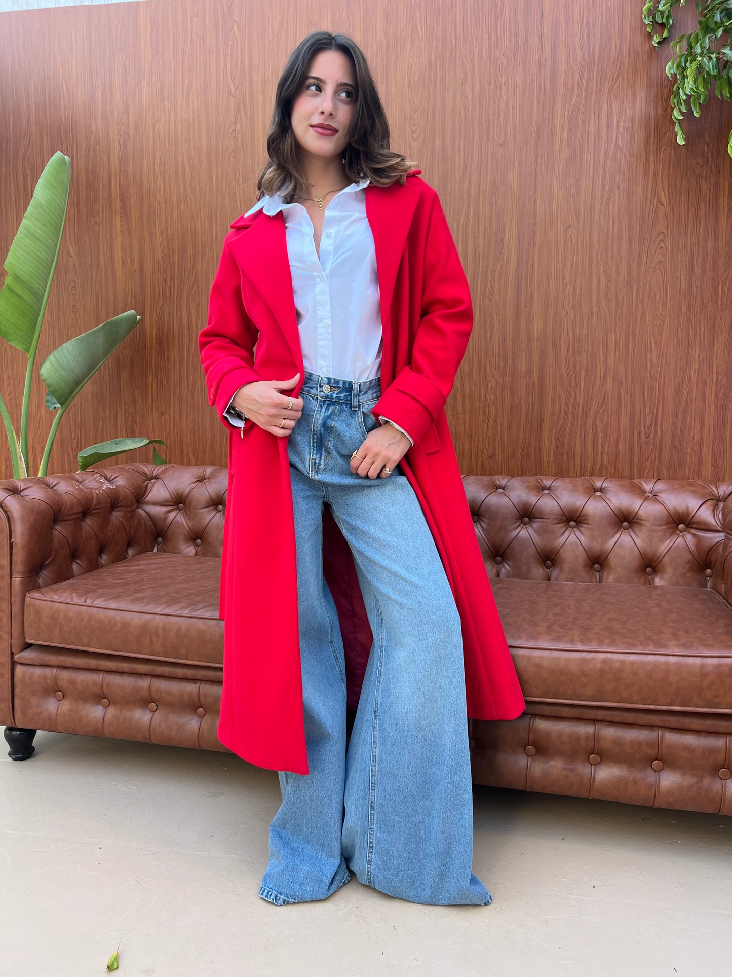 Classic Belted Long Coat