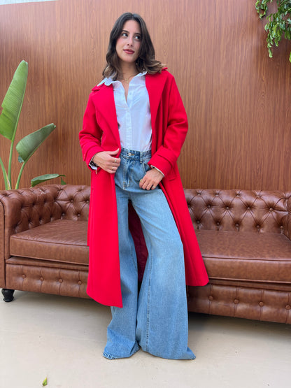 Classic Belted Long Coat