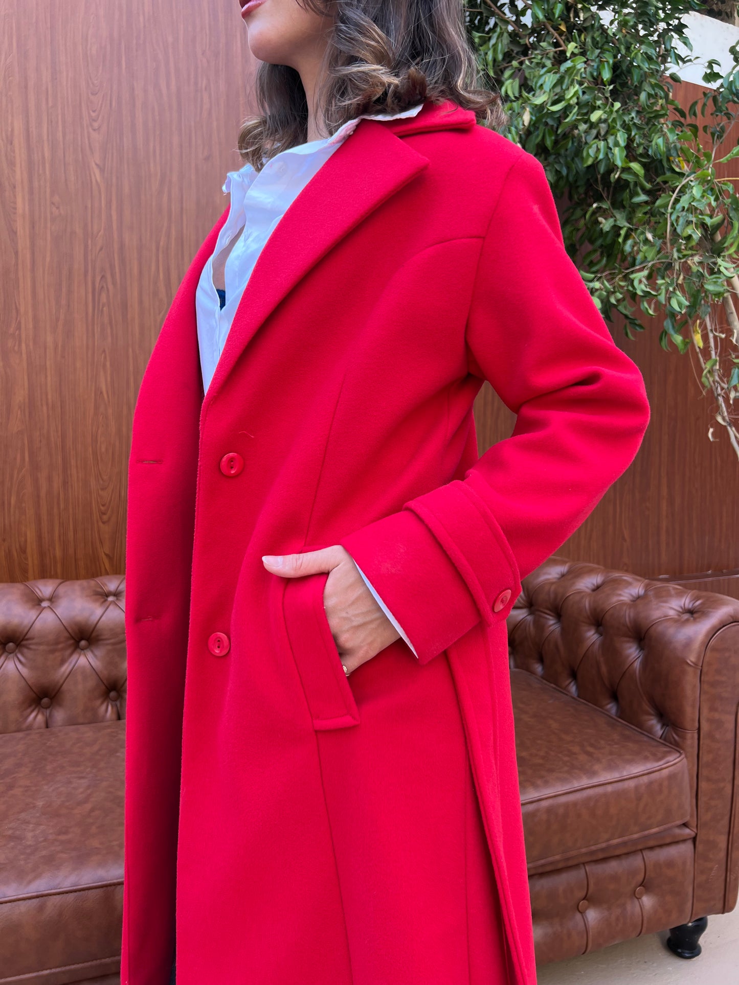 Classic Belted Long Coat