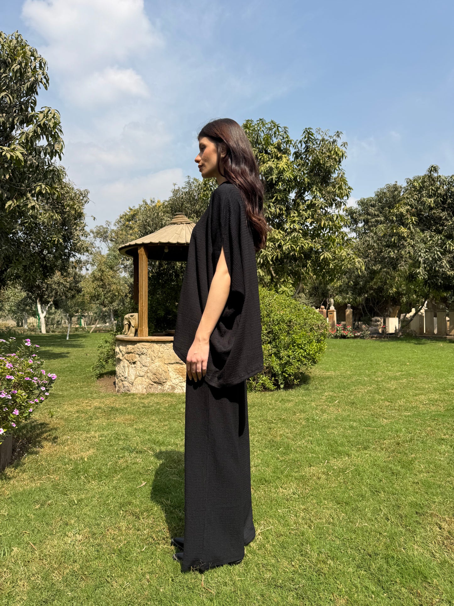 Textured High-Neck Set