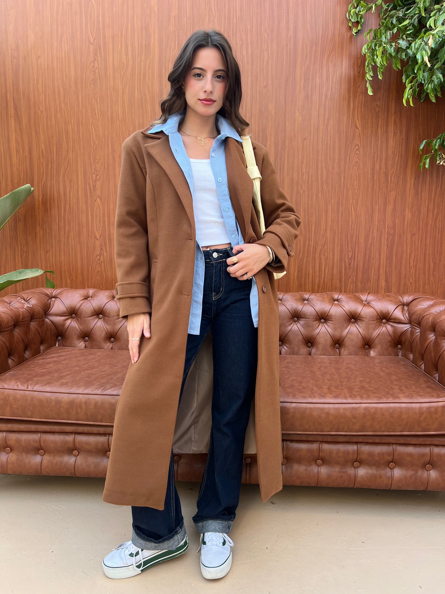 Classic Belted Long Coat