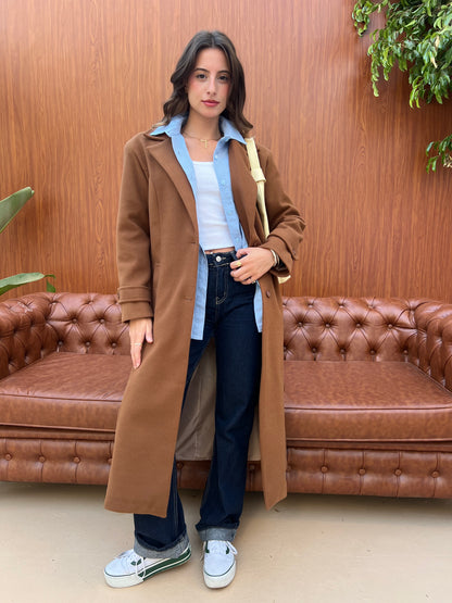 Classic Belted Long Coat
