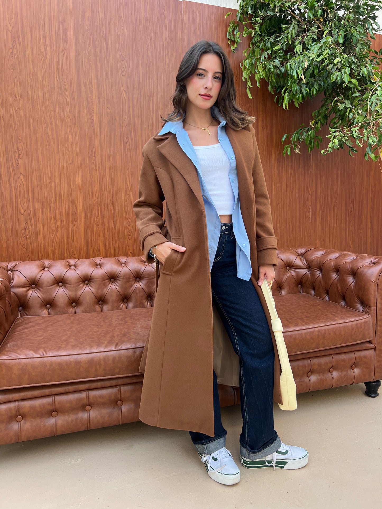 Classic Belted Long Coat