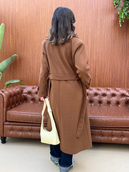 Classic Belted Long Coat