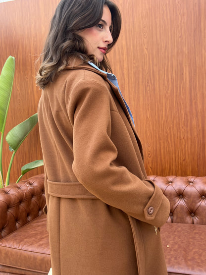 Classic Belted Long Coat