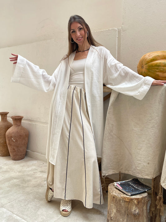 Meadow Lace-Back Kimono