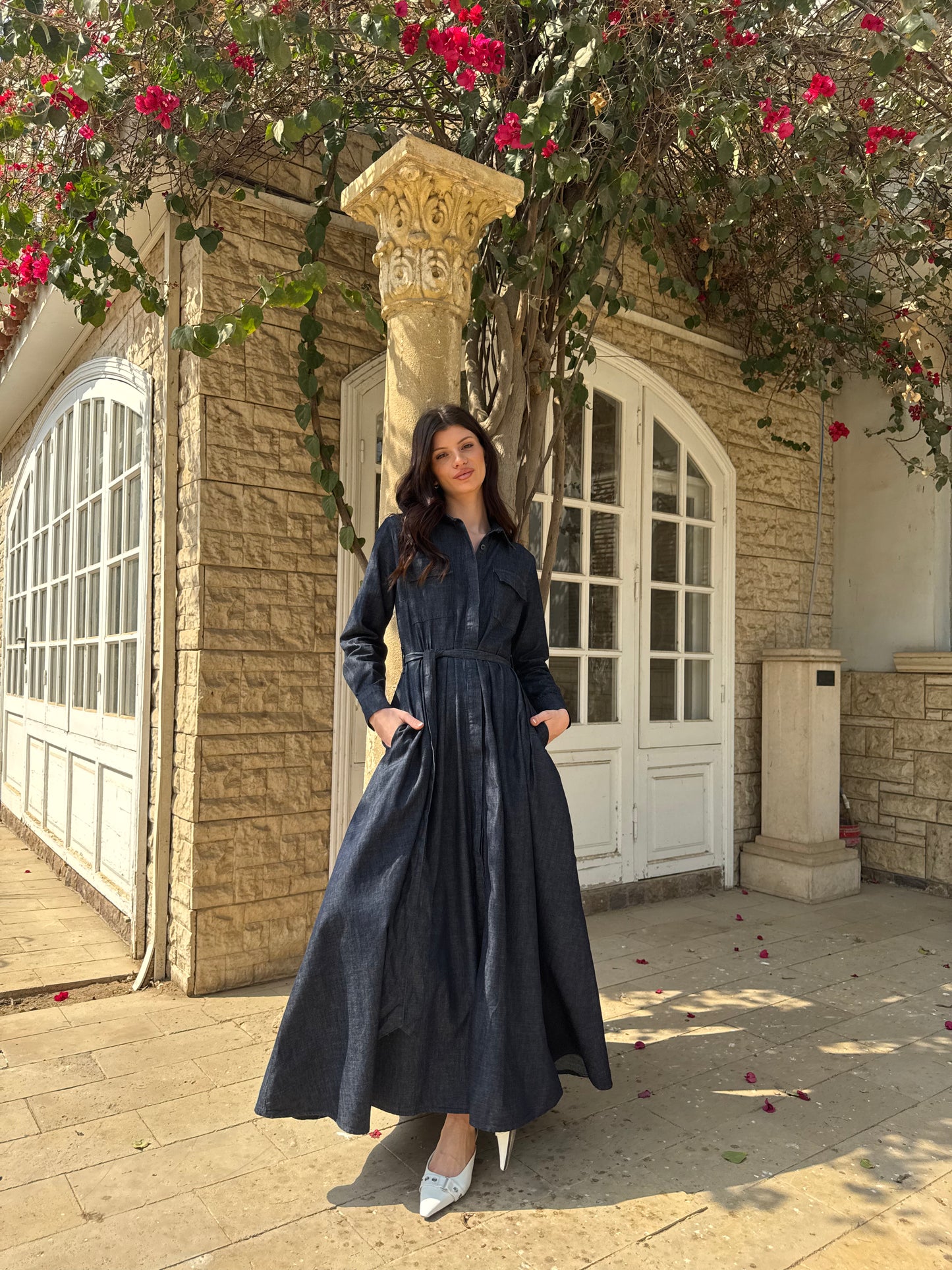 Denim Shirt Dress