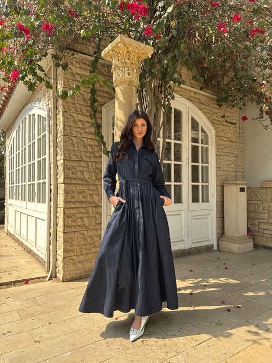 Denim Shirt Dress
