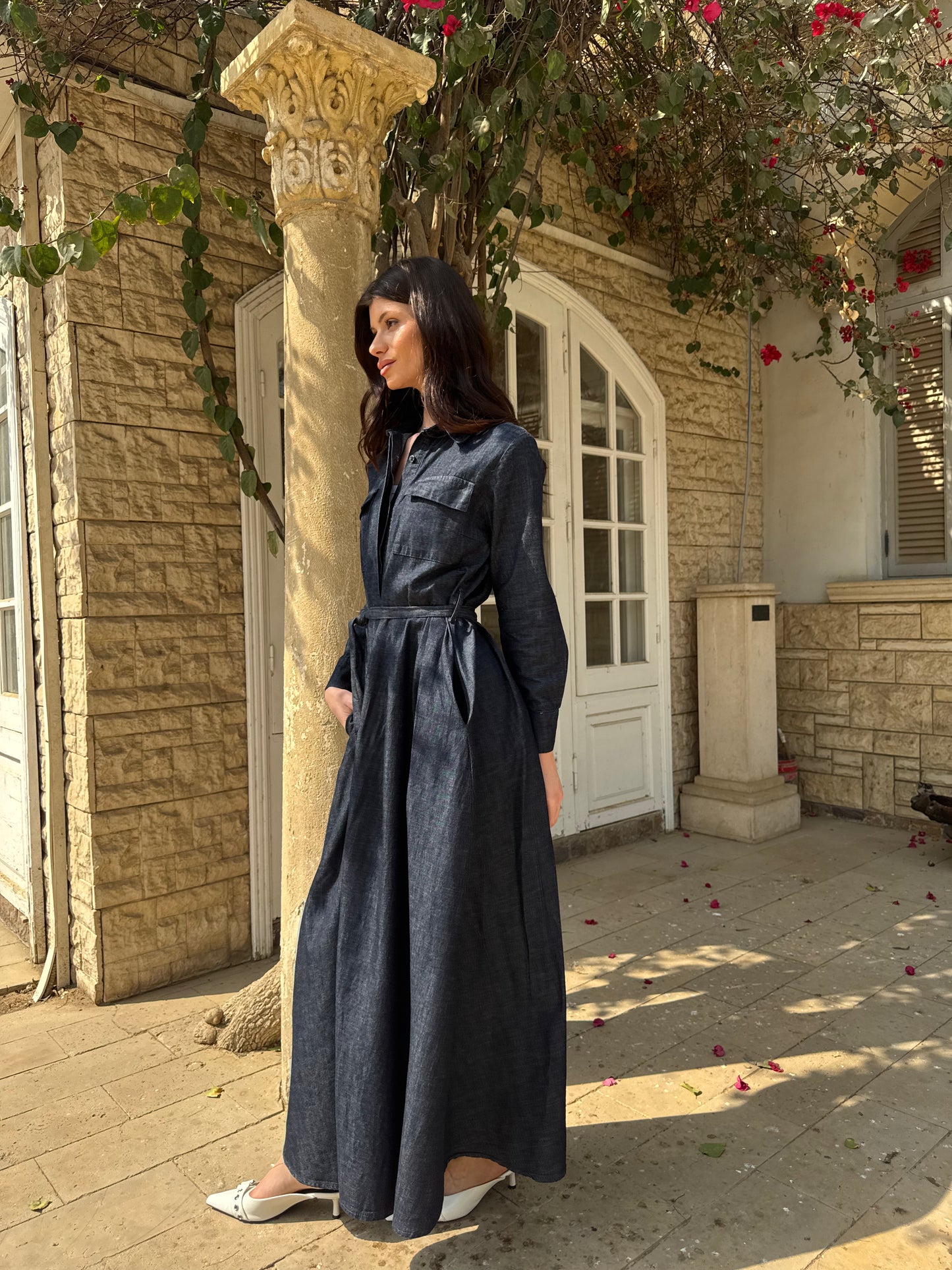Denim Shirt Dress