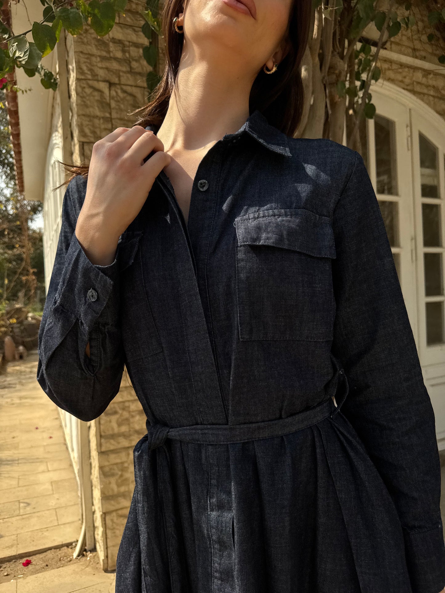 Denim Shirt Dress