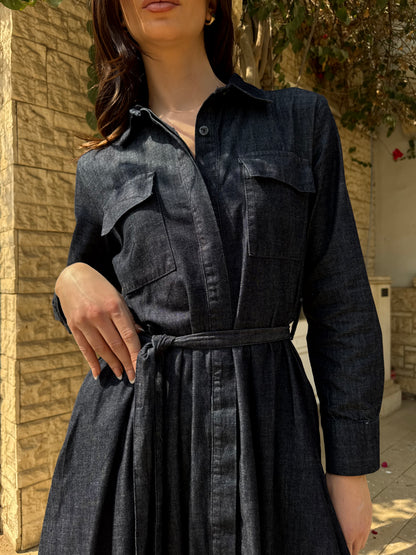 Denim Shirt Dress