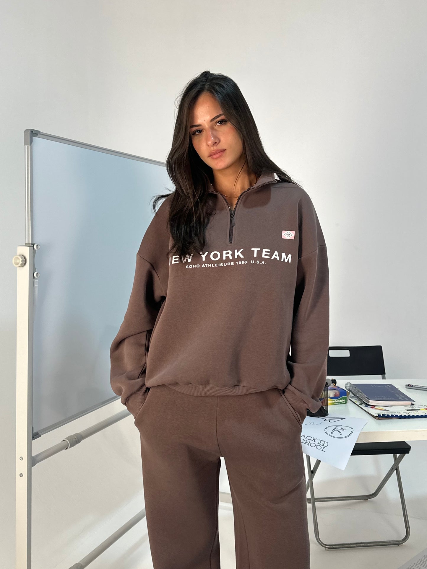 New York Team Quarter-Zip Sweatshirt