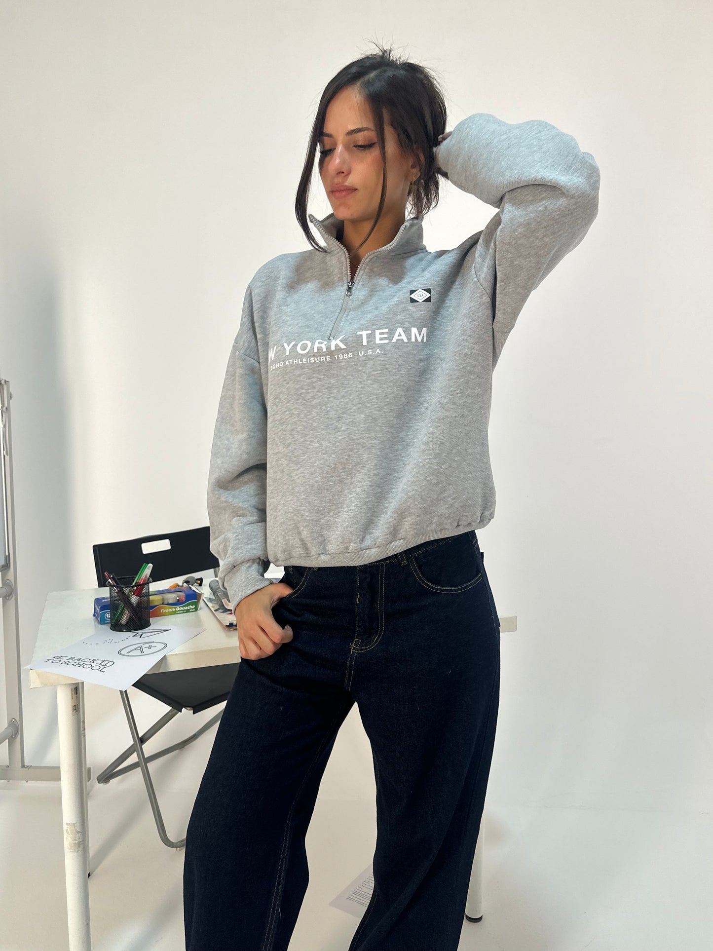 New York Team Quarter-Zip Sweatshirt