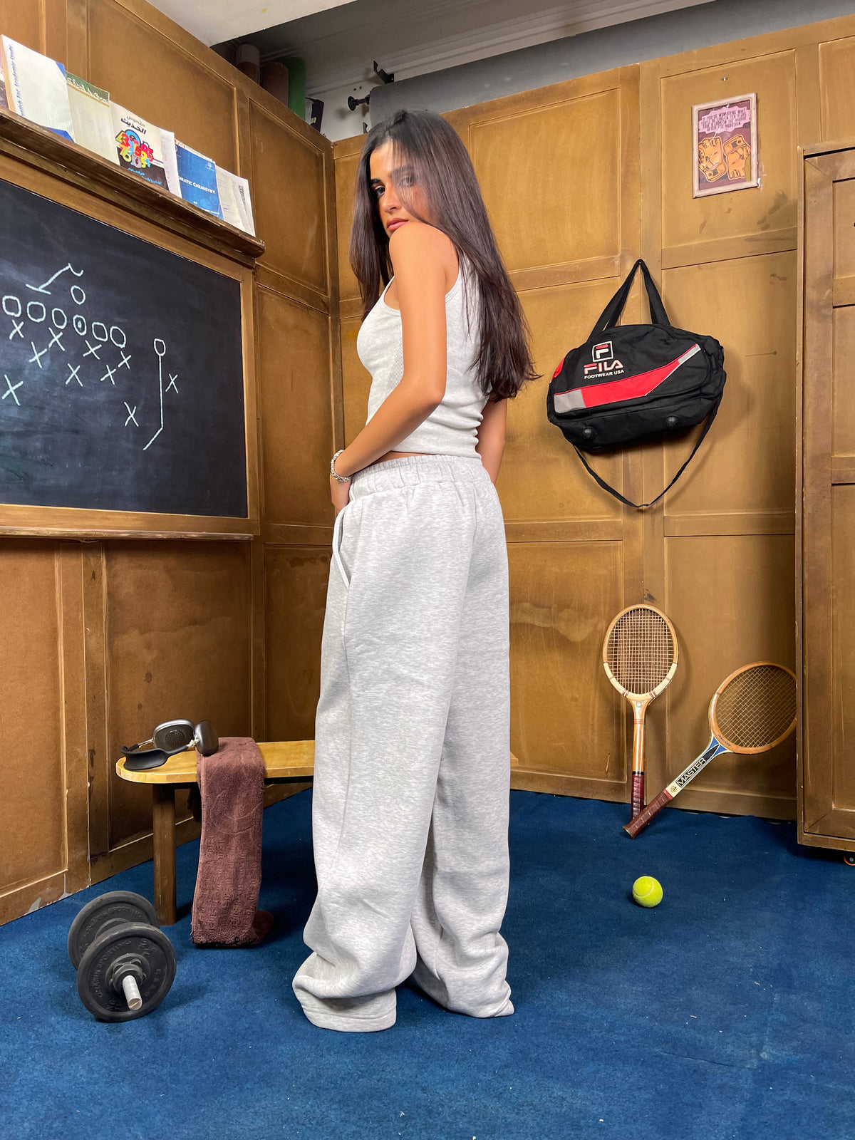 CozyCore Wide-Leg Sweatpants
