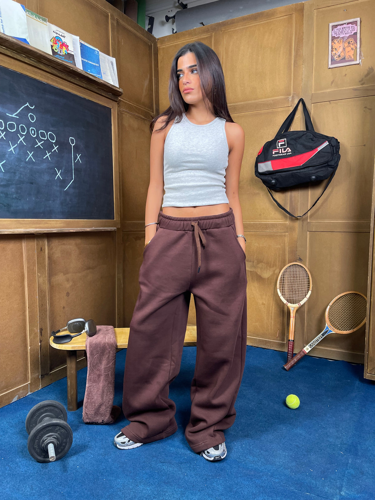 CozyCore Wide-Leg Sweatpants