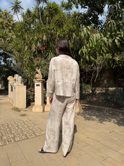 Tie-Front Printed Set