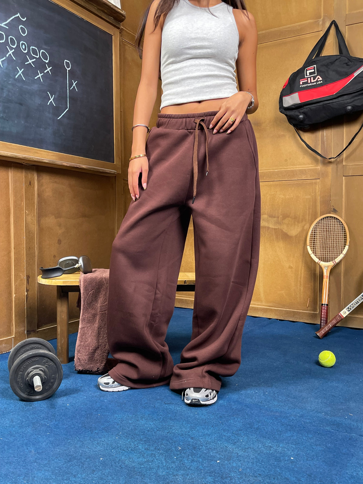 CozyCore Wide-Leg Sweatpants