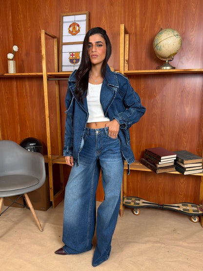 Denim Wrap Jacket