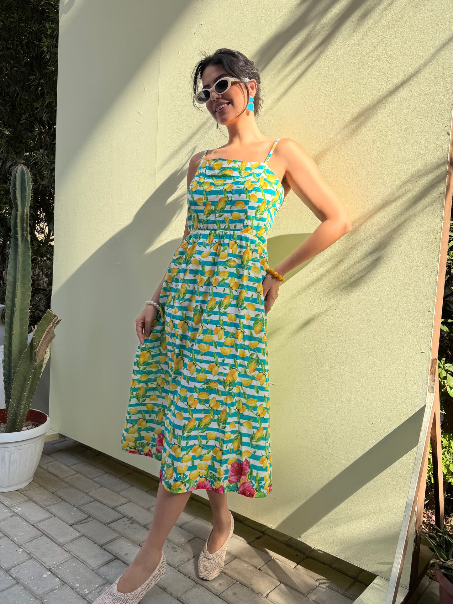 Boho Bloom Midi Dress