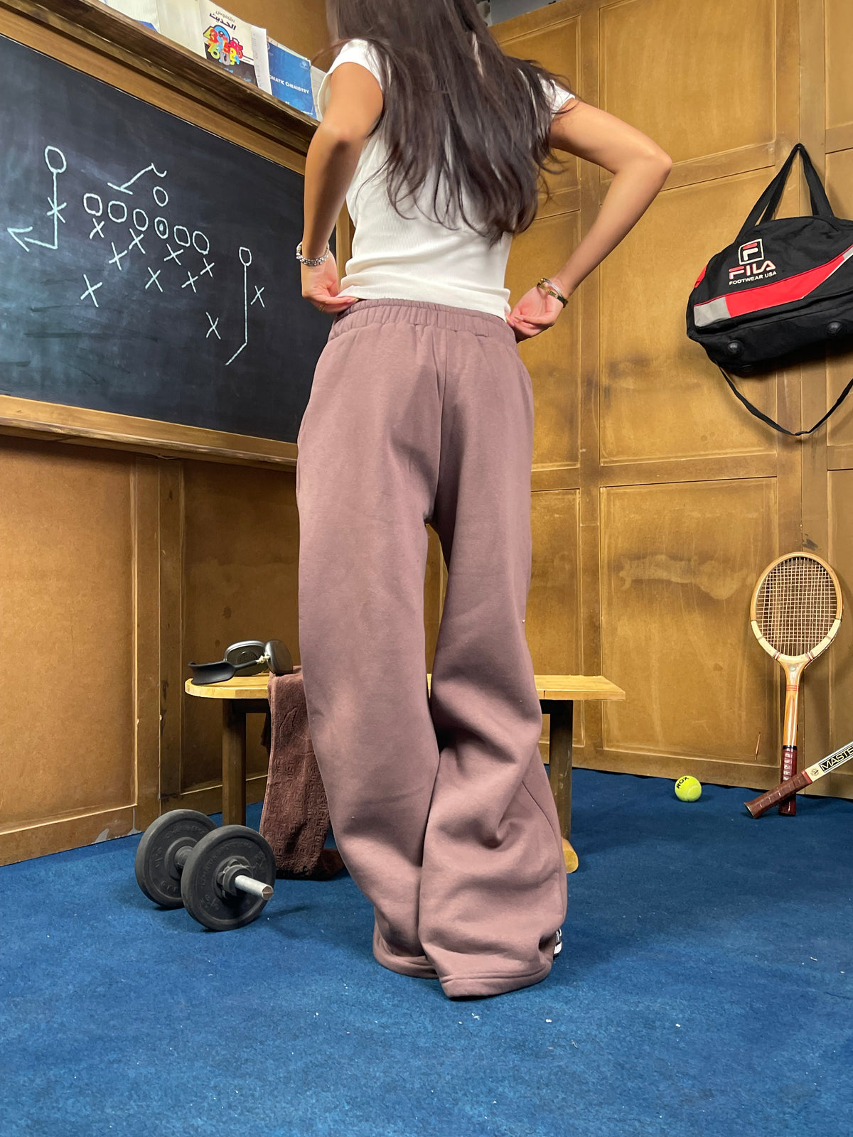 CozyCore Wide-Leg Sweatpants