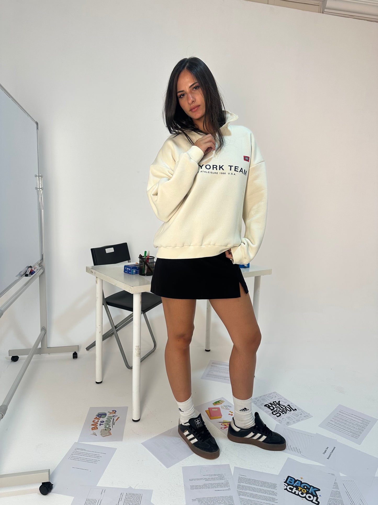 New York Team Quarter-Zip Sweatshirt
