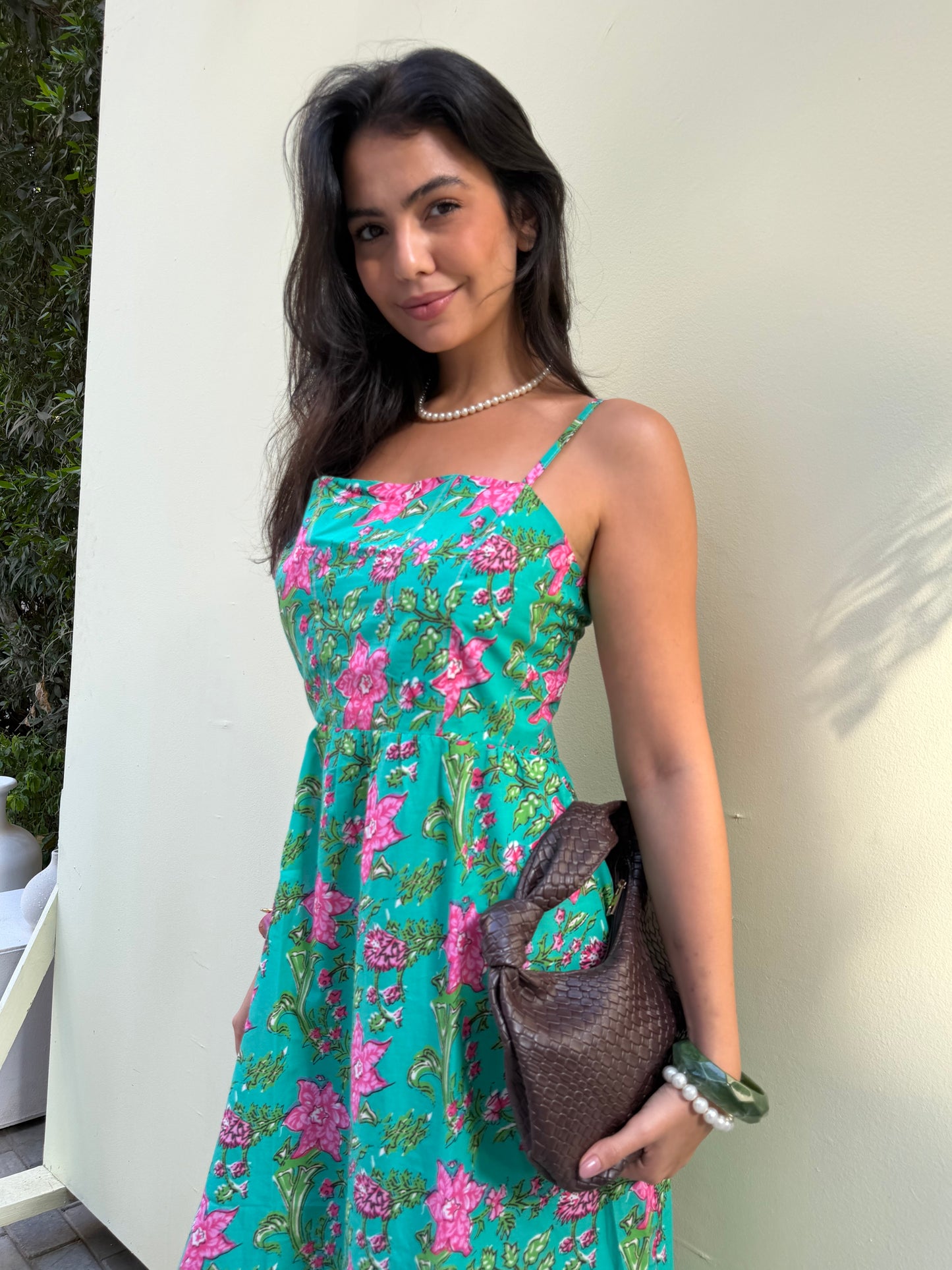 Boho Bloom Midi Dress