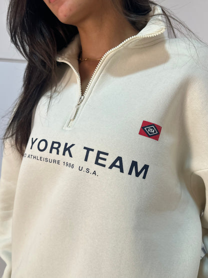 New York Team Quarter-Zip Sweatshirt