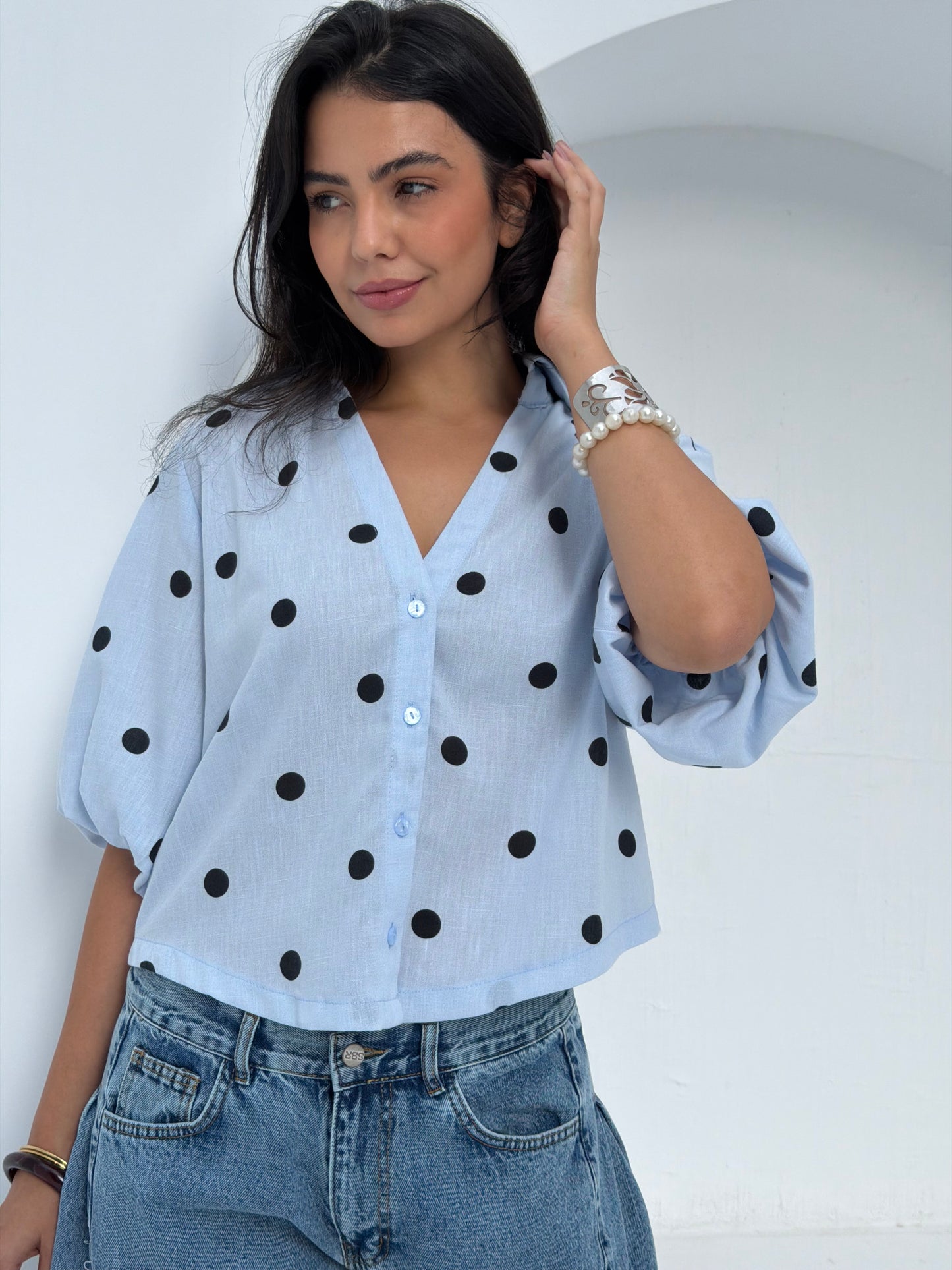 Polka Dot Breeze Shirt