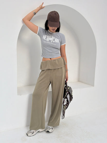 New York Ribbed Baby Tee