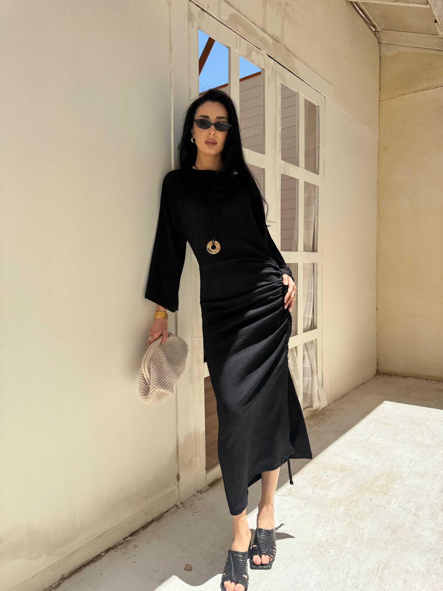 Muse Drape Maxi Dress