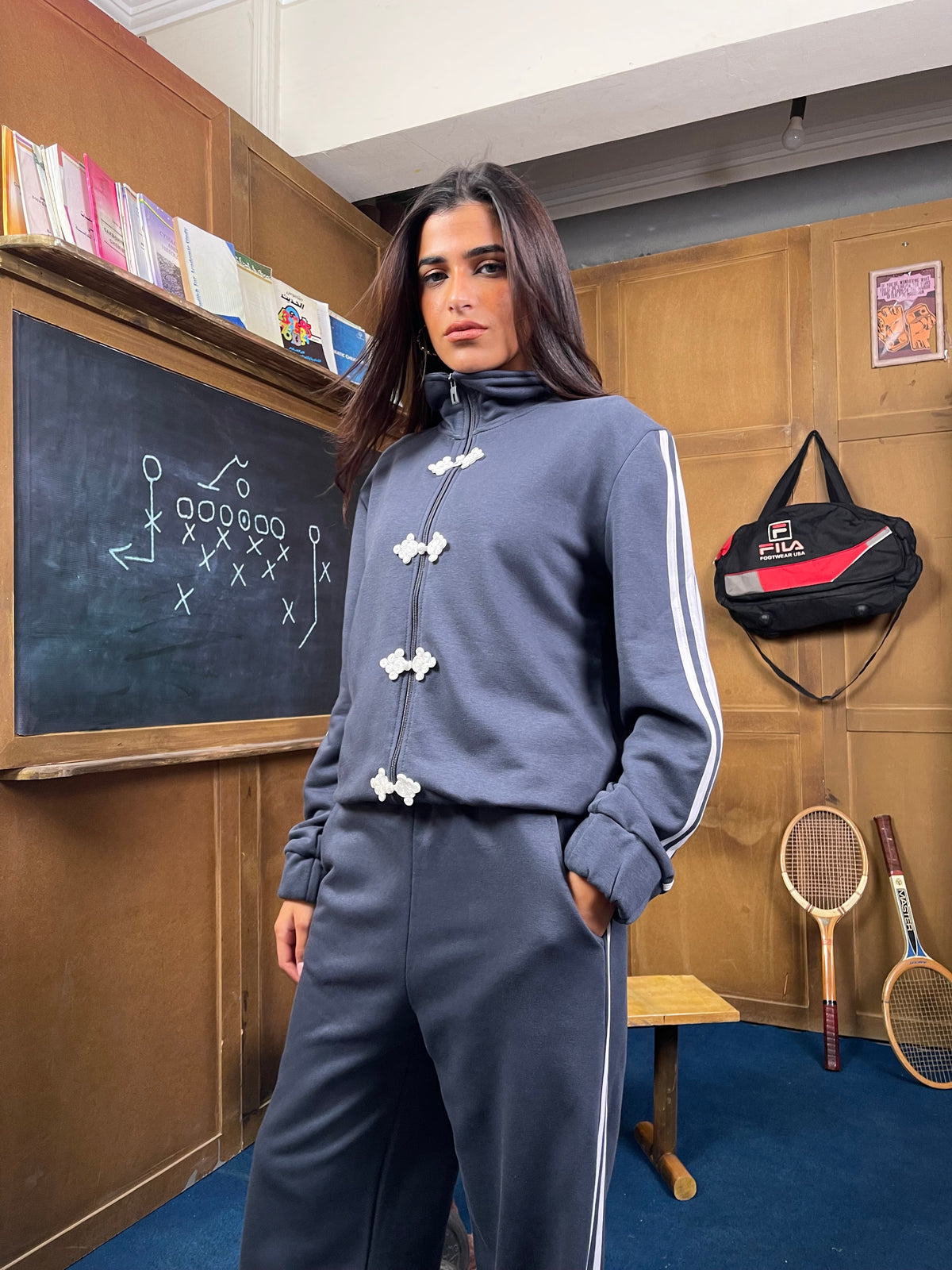 Trackline Zip-Up Set