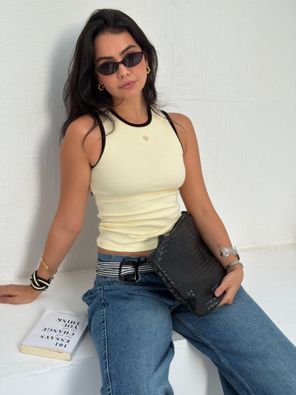 Contour Ribbed Tank Top