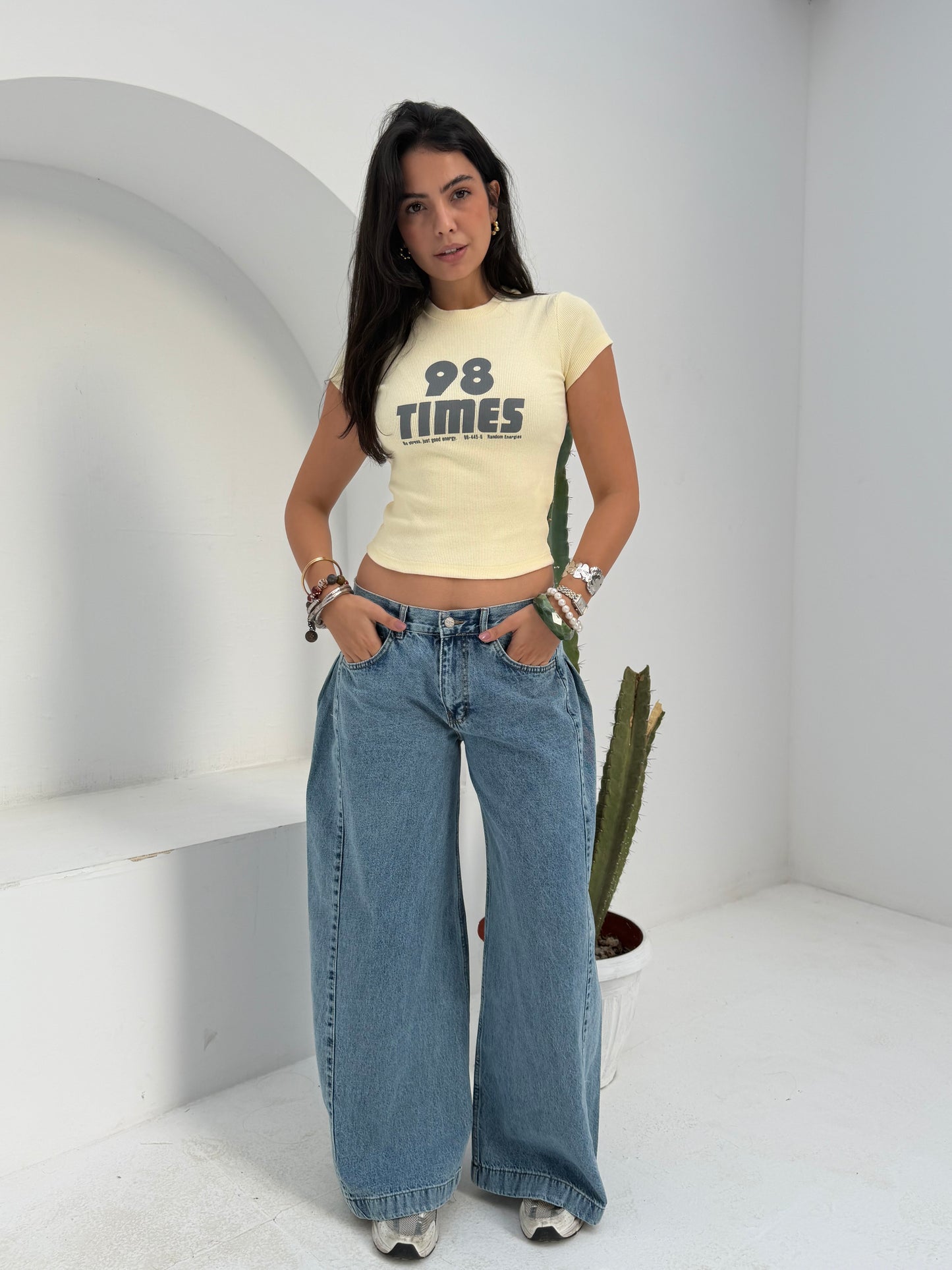 98 Times Ribbed Baby Tee