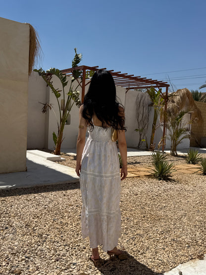 Embroidered Maxi Dress