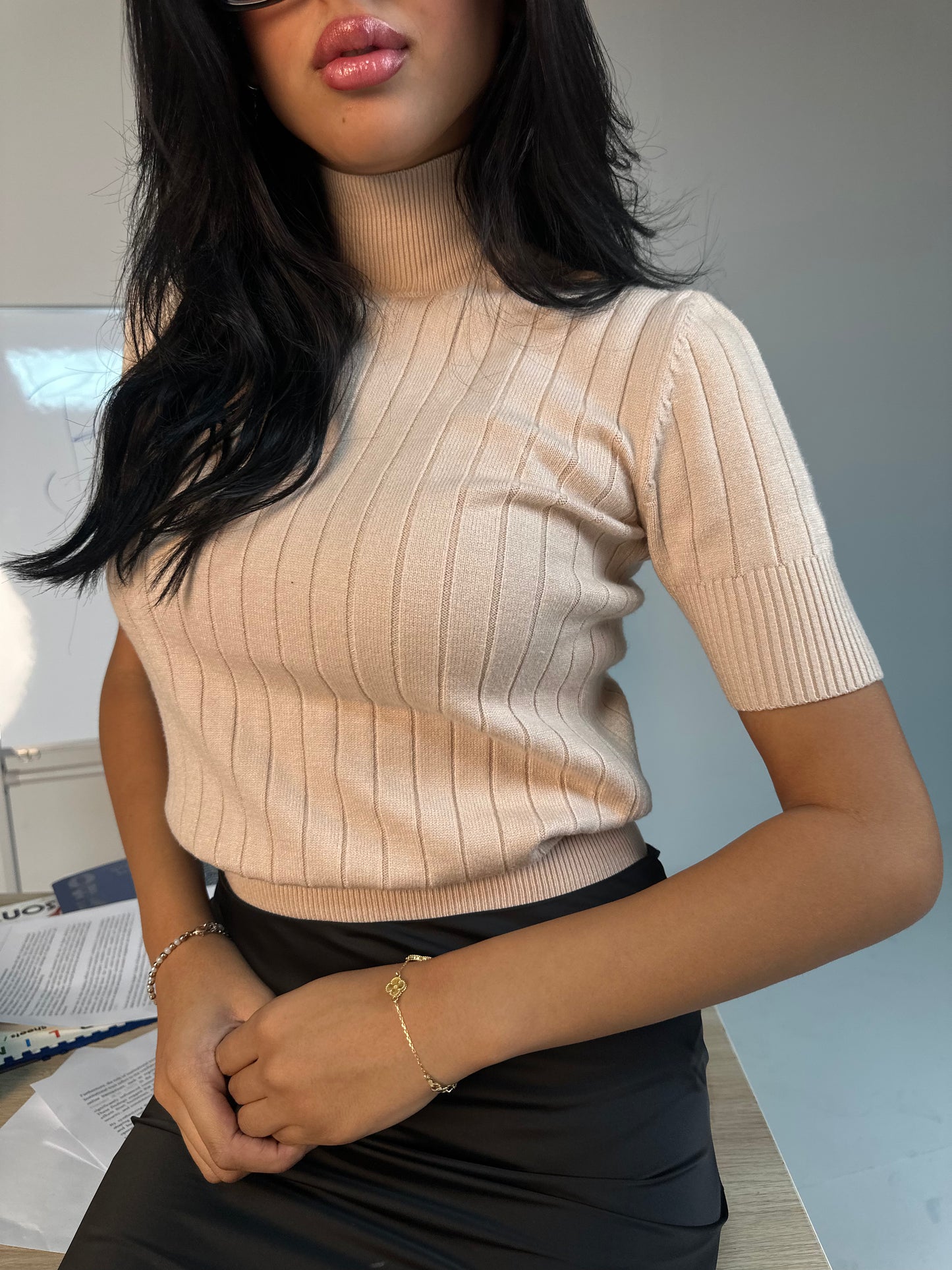 Grace Knit Ribbed Top