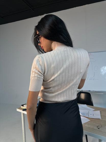 Grace Knit Ribbed Top