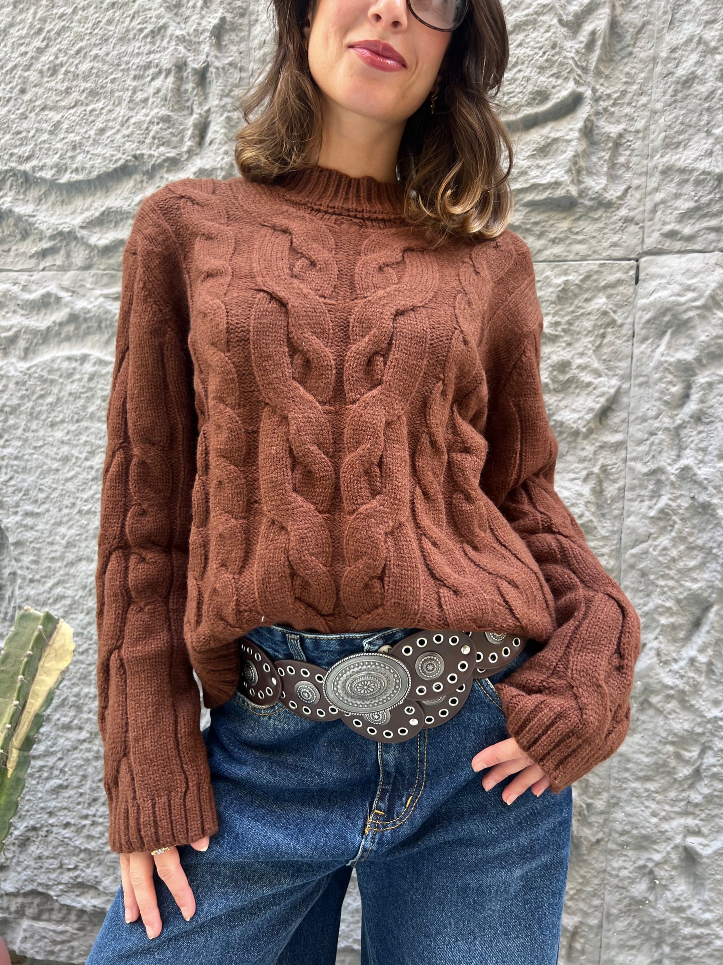 Cozy Cable Knit Sweater